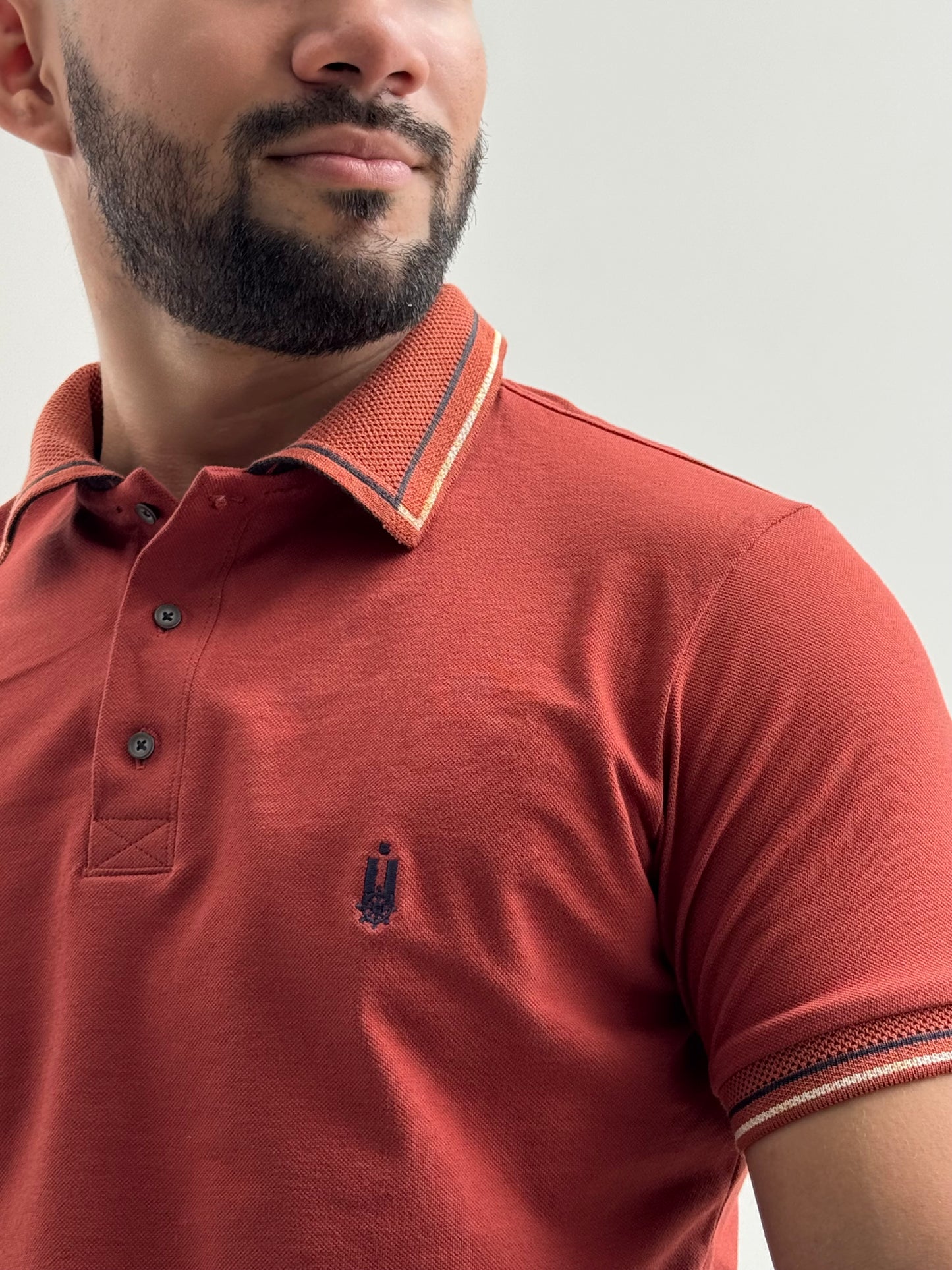 Polo color terracota 25105